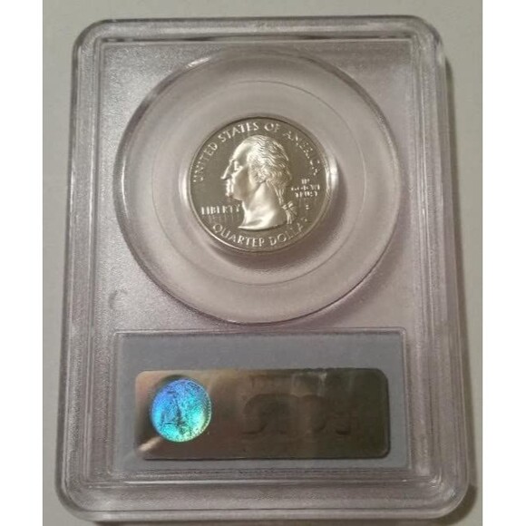 2007 S Silver Idaho State Quarter Proof PR69 DCAM PCGS Blue Label - Picture 2 of 2